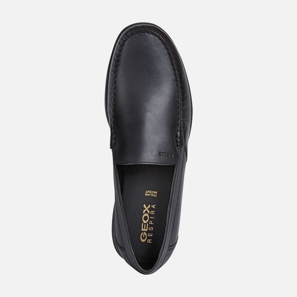 Geox Loafers Black Sile - Geox Mens Shoes - NVSCIX754